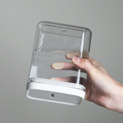 1pc Household Transparent Food Storage Box Kitchen 800ml
