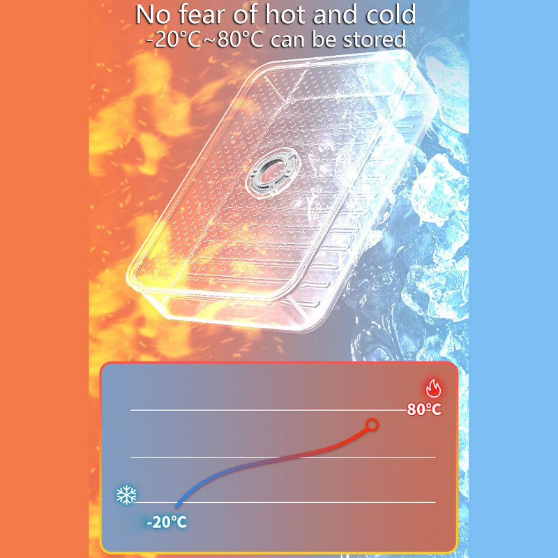 Stackable Dumplings Organizers Refrigerator Food Storage Box With Lids Bpa-free