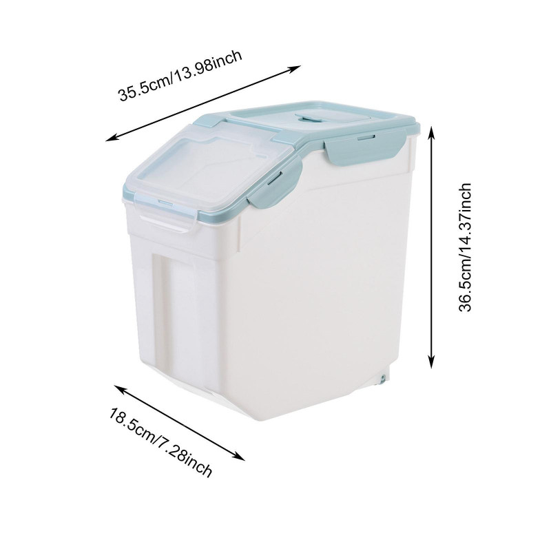 10kg / 15kg Multi-fonction scellée à l’épreuve des insectes et boîte de stockage de riz