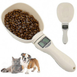 Electronic Measuring Scoop Digital Pet Food Feeding Bowl Spoon_Oct