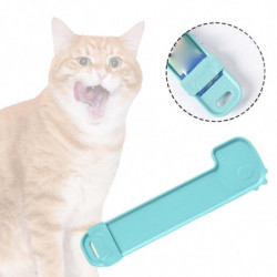 Cat Strip Squeeze Spoon Cat Wet Treats Dispenser SpoonLickable Cat Treats Scoop Portable Pet Snack Feeding Pet Spoons