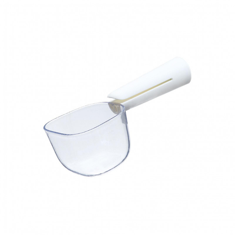 Miman Feeding Measuring Spoon Food Grade Clear Scale Abs Comfortable Grip Food Measuring Scoop Kitchen Gadget