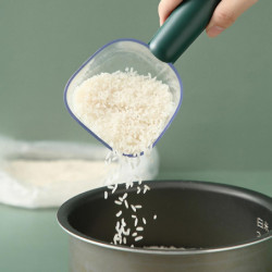 Miman Feeding Measuring Spoon Food Grade Clear Scale Abs Comfortable Grip Food Measuring Scoop Kitchen Gadget