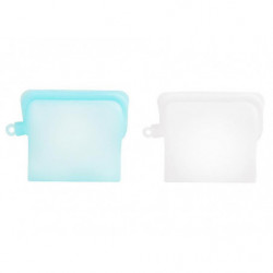 Miman Reusable Food Bag Silicone Food Sealing Bag With Hole For Fruits Grain Vegetables