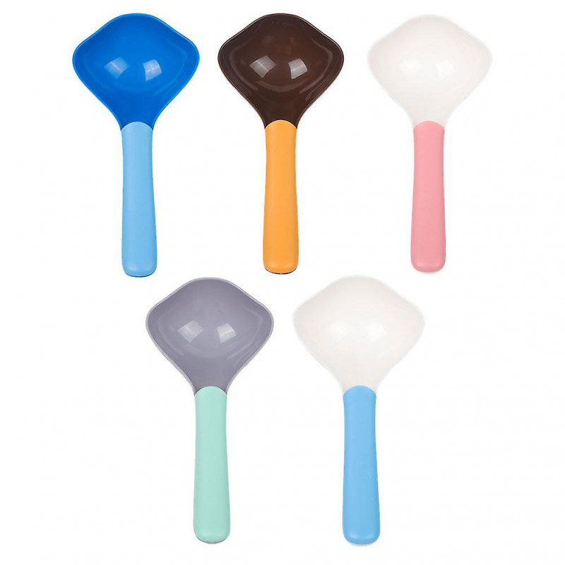 5pcs Pet Cat Food Shovel Mutli-function Feeding Scoop Spoon Pet Feeding Tool