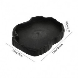 1pc Reptile Food Basin Household Lizard Feeder Safe Crawling Pet Feeding Tool