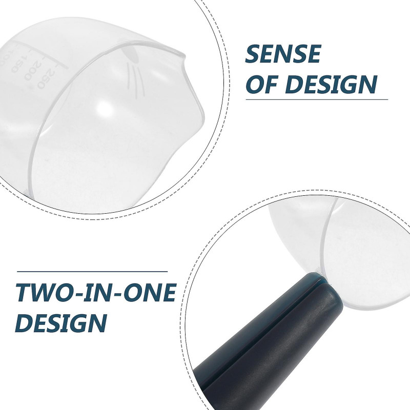 Scale Design Plastic Pet Food Spoon Handheld Nonslip Dog Food Scoop Dogs Cats Food Clip