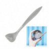 Pet Feeding Spoon Food Shovel Dog Cat Scoop For Puppy Kitten Supplies Gray