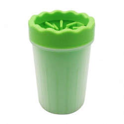 Portable Pet Washer Paw Cleaner Silicone Cup Dog Puppy Cat Foot Wash Green S