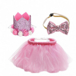 1 Set Pet Birthday Dog Lovely Pet Dog Skirt Pet Accessories Pet Supplies
