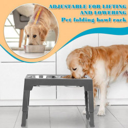 Lifting Adjustment Pet Bowls Foldable Large Capacity Pet Feeder Pet Dog Supplies