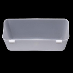 5 Pieces Bird Feeding Cups With Hooks Large Capacity Plastic Food Water Bowls