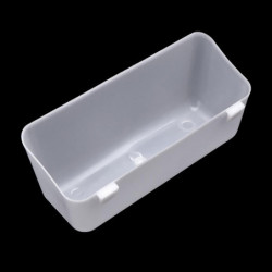 5 Pieces Bird Feeding Cups With Hooks Large Capacity Plastic Food Water Bowls