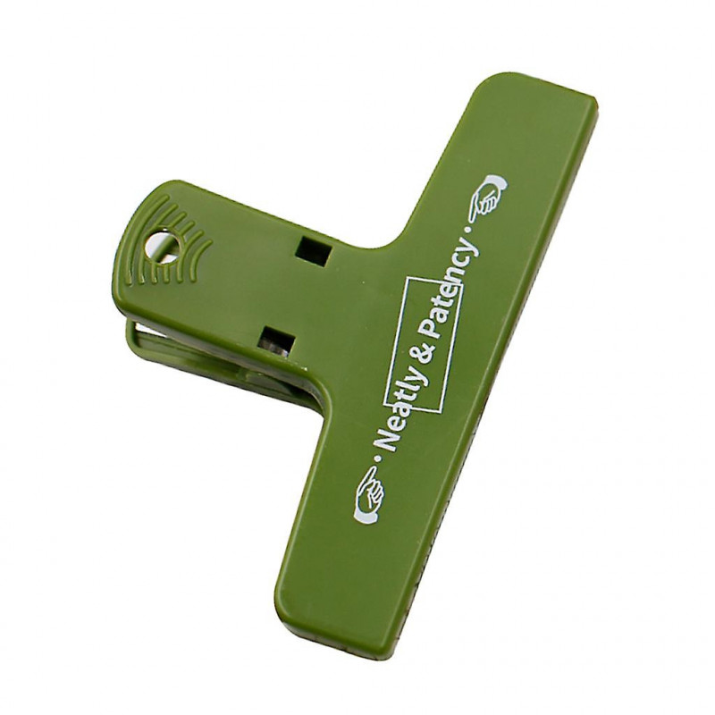 Plastic Bill Food Bag Sealing Clip Food Storage Sealer Be The Change -red