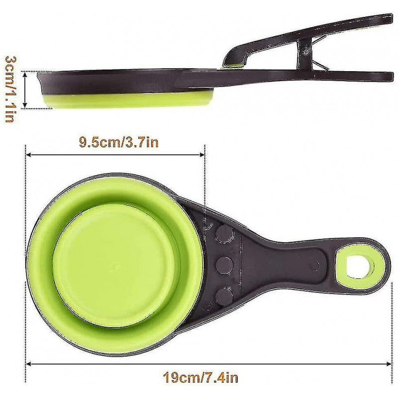 2 Pcs Pelle De Nourriture Pour Animaux De Compagnie Tasse À mesurer, Cuillère De Nourriture Pour Animaux De [...]