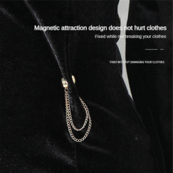 Multi-Function Magnetic Clothing Clips, Multi-Purpose Magnetic Pinless Brooch