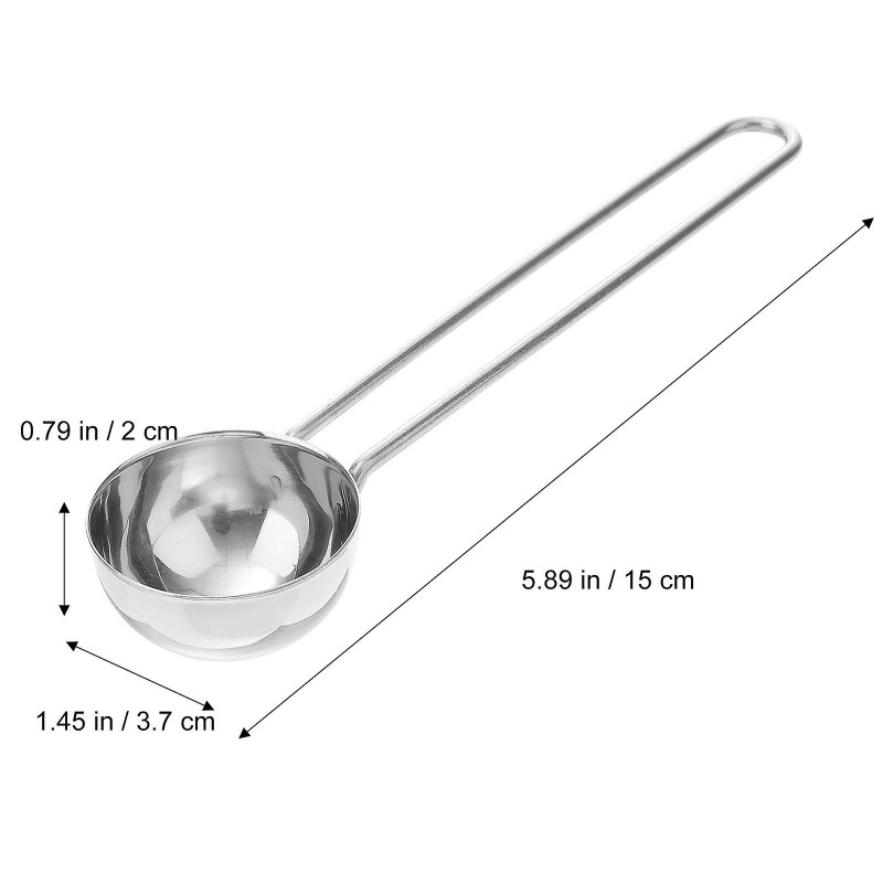 1pc Stainless Steel Pizza Sauce Spreading Spoon Kitchen Food Spreading Tool