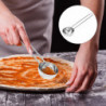 1pc Stainless Steel Pizza Sauce Spreading Spoon Kitchen Food Spreading Tool