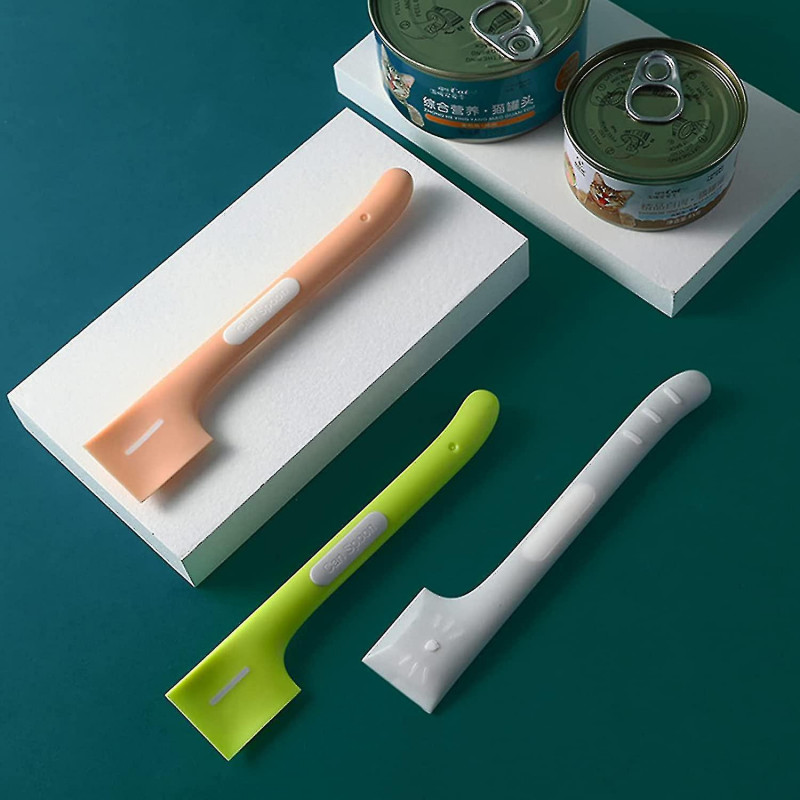 3 Pcs Pet Food Can Spoon Pet Food Mixing Spoons Food Canned Scoop For Dogs And Cats-YGWL