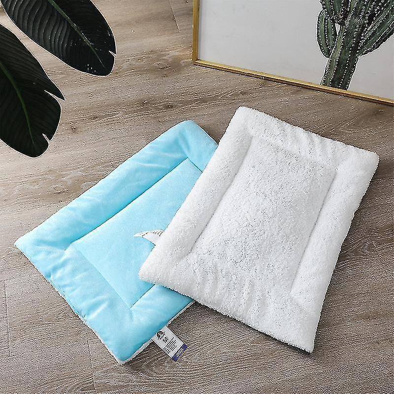 Multi-Purpose Pet Mat - 1 Piece, 45*35cm, Fabric Material, Blue, Suitable for Cats and Dogs