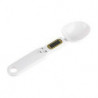 Digital Kitchen Food Scale with Measuring Spoons - Portable and Accurate (White)
