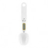 Digital Kitchen Food Scale with Measuring Spoons - Portable and Accurate (White)