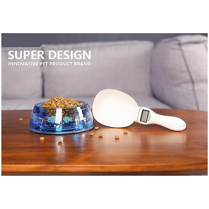 Portable Pet Food Scale Cup For Dog Cat Feeding Bowl Kitchen Scale Spoon Measuring Scoop Cup With Led Display