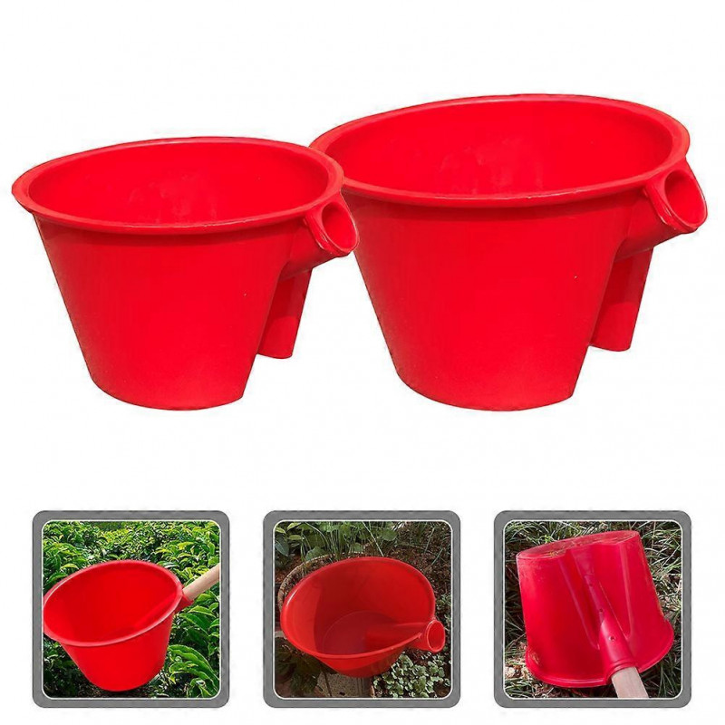 2Pcs Outdoor Water Scoop Garden Water Bailer Multi-use Water Spoon Gardening Plastic Scoop
