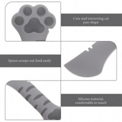 Silicone Cat Wet Food Spoon Manual Can Opener Multi-functional Pet Food Can Scoop