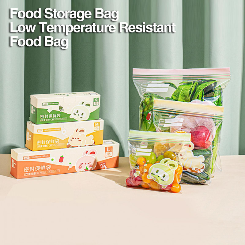 15/20/30Pcs Food Sealing Bag Food Grade Zipper Thickened Reusable Clear Leakproof Dishwasher Safe Refrigerator [...]