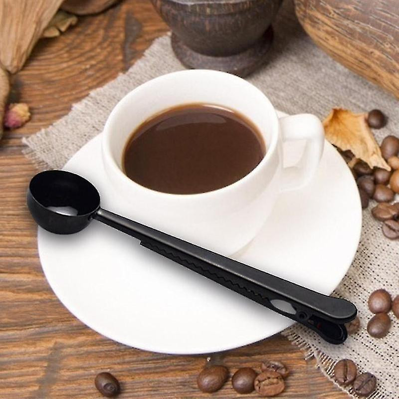 Tea Coffee Measuring Spoon Scoop With Clip Kitchen Supply Powder Measuring Tools Good Sealing And Keep Fresh Delicious