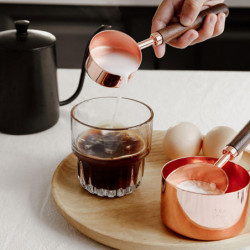 4pcs Measuring Cup Eco-friendly Rust-proof Stainless Steel Plating Measuring Cup Spoon For Home