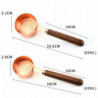 4pcs Measuring Cup Eco-friendly Rust-proof Stainless Steel Plating Measuring Cup Spoon For Home