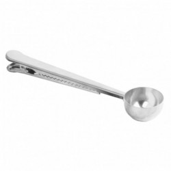 Dual Use Long Handle Coffee Spoon Sealing Bag Clip For Home Kitchen Restaurant