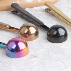 Dual Use Long Handle Coffee Spoon Sealing Bag Clip For Home Kitchen Restaurant