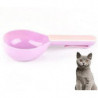 Yoitea Cat Food Scoop Portable - Universal Hand-held Plastic Smooth Dog Measuring Scoop Pet Food Scooper Simple [...]