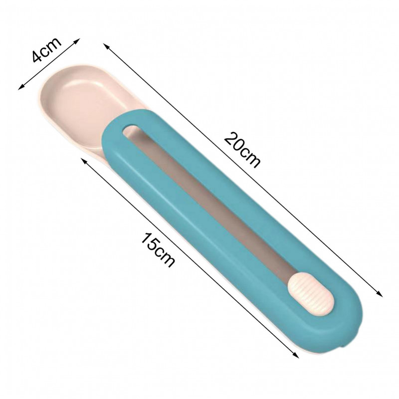 QingHai Pet Food Spoon Strip Squeeze Comfortable Grip Compact Pet Cat Liquid Snack Feeding Spoon Cat Supplies