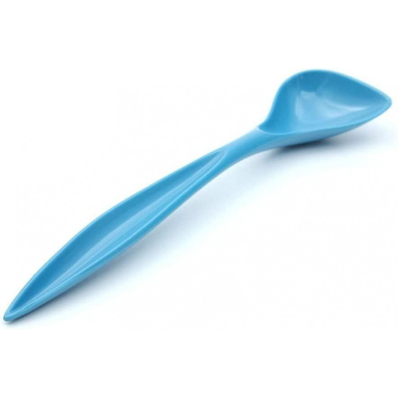 Ubiuo Pet Food Can Spoon,long Handle And Special Curved Design,for Dog And Cat Can, Small, Blue - -