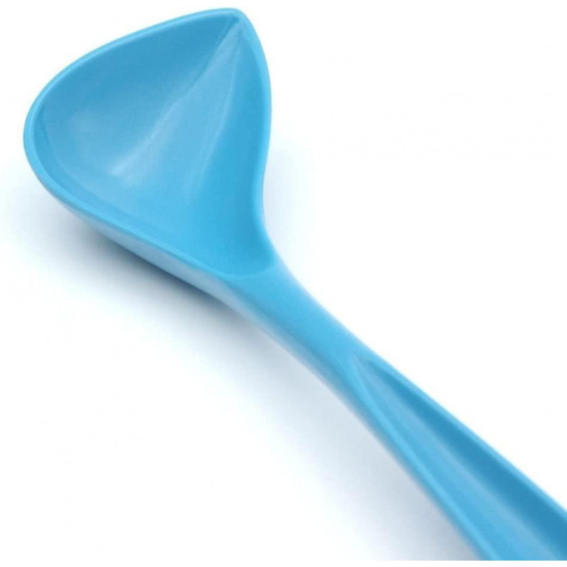Ubiuo Pet Food Can Spoon,long Handle And Special Curved Design,for Dog And Cat Can, Small, Blue - -