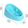 Protection intelligente anti-étouffement du cou Pet Puppy Dog Slow Food Feeding Bowl (1pcs moyen) / (couleur [...]