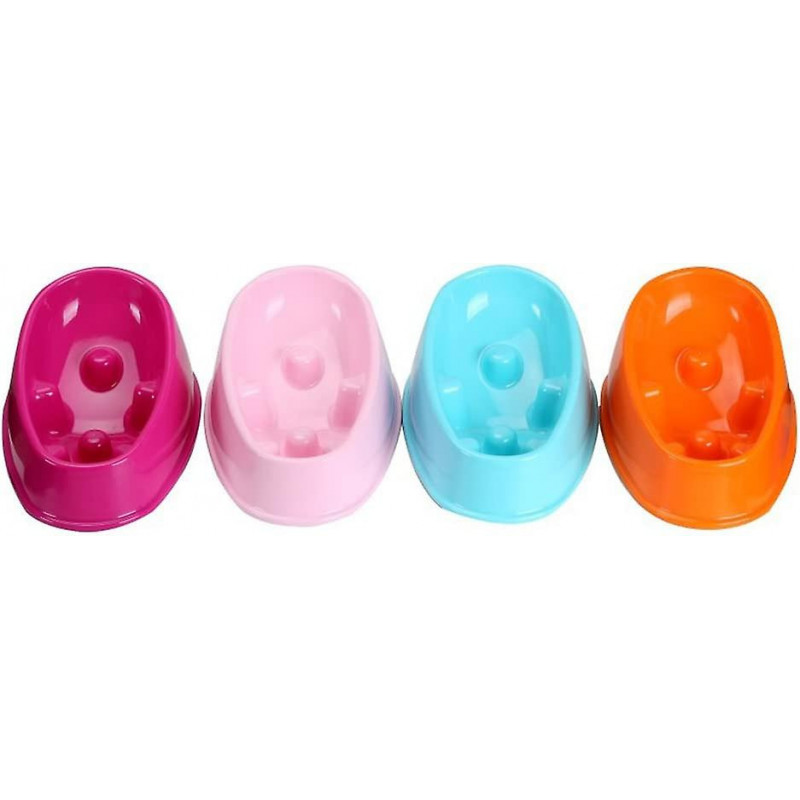 Protection intelligente anti-étouffement du cou Pet Puppy Dog Slow Food Feeding Bowl (1pcs moyen) / (couleur [...]