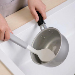 Avec longue poignée pour une vadrouille bicolore spéciale pour cuisine (bleu) Avec longue poignée pour une vadrouille bicolore spéciale pour cuisine (bleu)