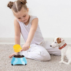 Sturdy Melamine Food Scoop For Dogs Cats Birds, Measuring Cup, Long Comfortable Handle Sturdy Melamine Food Scoop For Dogs Cats Birds, Measuring Cup, Long Comfortable Handle