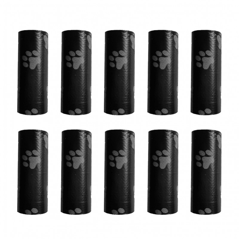 10rolls étanche intérieur extérieur pour animaux de compagnie fournitures biodégradables PE Dog Poop Bag