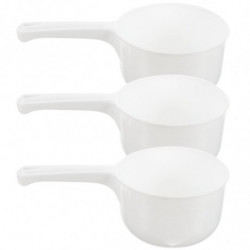 3Pcs Household Water Dippers Multi-function Water Scoops Convenient Bathing Ladles 3Pcs Household Water Dippers Multi-function Water Scoops Convenient Bathing Ladles
