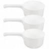 3Pcs Household Water Dippers Multi-function Water Scoops Convenient Bathing Ladles