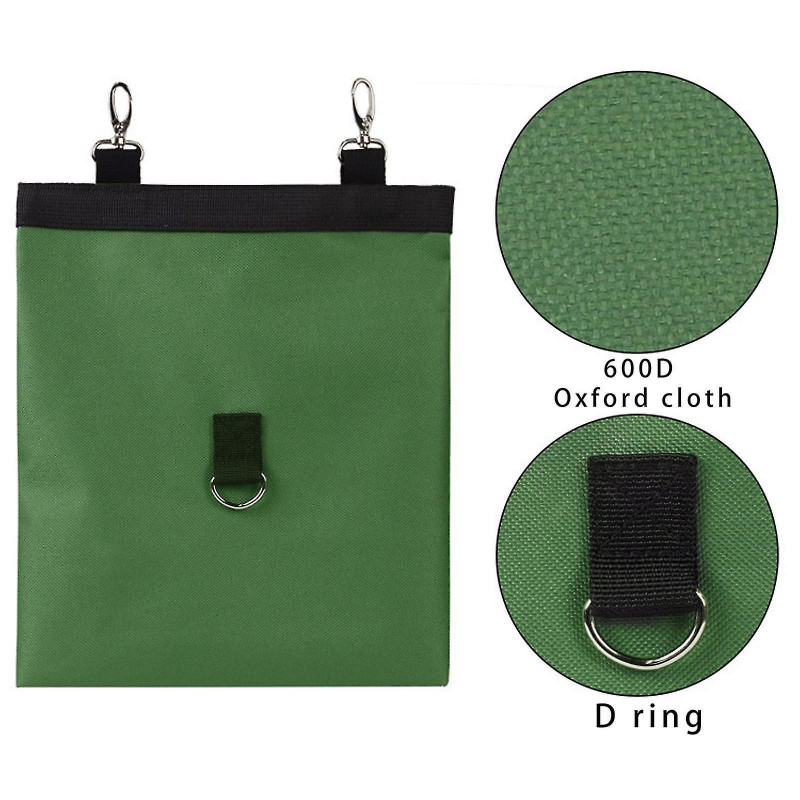 Rabbit Feeding Bag Pet Thatched Bag Feeding Baggreen1pcs