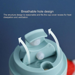 2 Pcs Household Children Breakfast Cup Portable Large Capacity Water Cup With Scale 2 Pcs Household Children Breakfast Cup Portable Large Capacity Water Cup With Scale