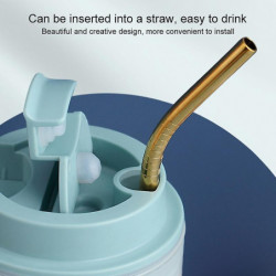 2 Pcs Household Children Breakfast Cup Portable Large Capacity Water Cup With Scale 2 Pcs Household Children Breakfast Cup Portable Large Capacity Water Cup With Scale