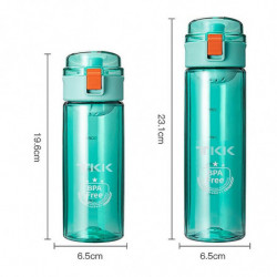 Tkk Tkk1001 Large Capacity Portable Plastic Water Cup, Capacity: 400ml Tkk Tkk1001 Large Capacity Portable Plastic Water Cup, Capacity: 400ml
